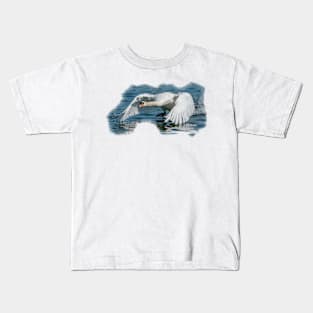 Swan Take off Kids T-Shirt